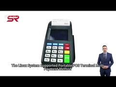 Linux Sistemi Desteklenen POS El Telefonu Terminal Çoklu Ödeme Yolu Cihazı